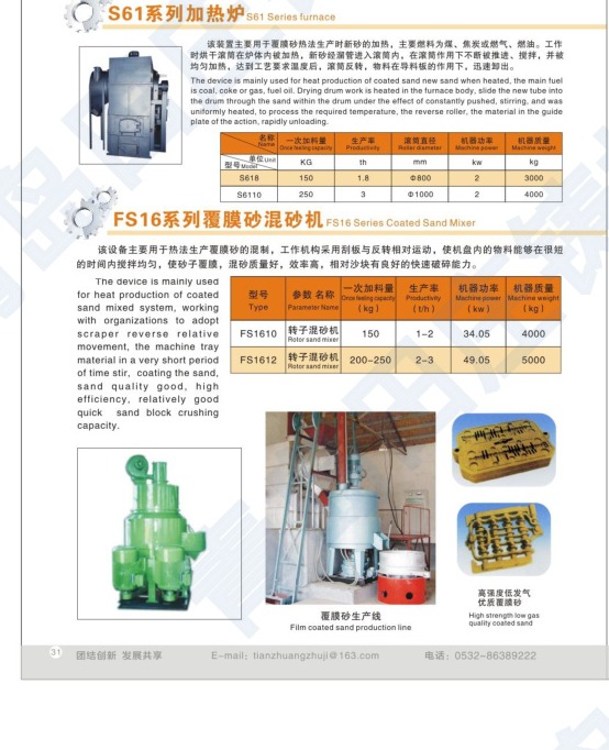 FS16 electric heating gas generator