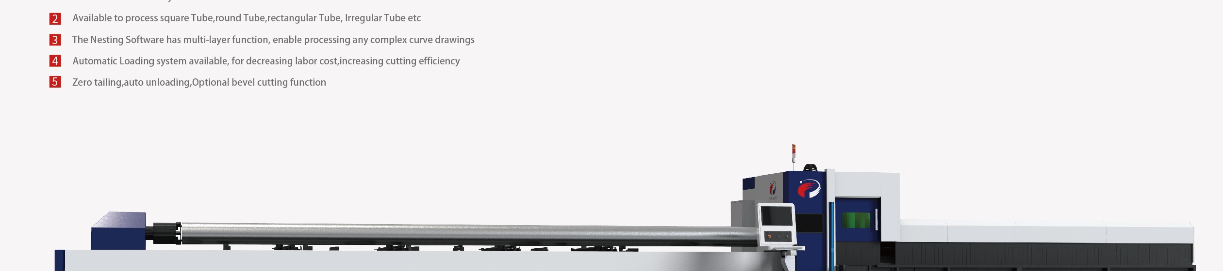 WHIRL Series pipe laser cutting machine